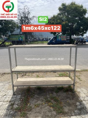 KỆ SẮT 3 TẦNG ĐỂ ĐỒ DÙNG