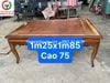 BÀN LÀM VIỆC VINTAGE GỖ CẨM LAI MẶT VÁN MỸ