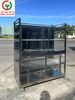 TỦ CHÉN BÁT INOX KÍNH