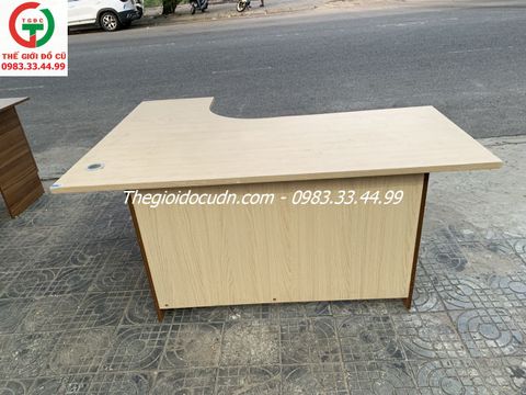 BÀN LÀM VIỆC GÓC GỖ MDF HÒA PHÁT