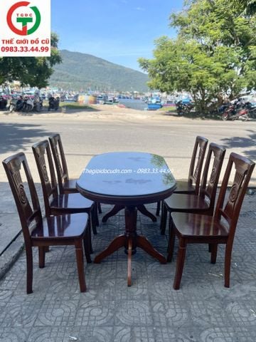 BÀN GHẾ ĂN GỖ XOAN