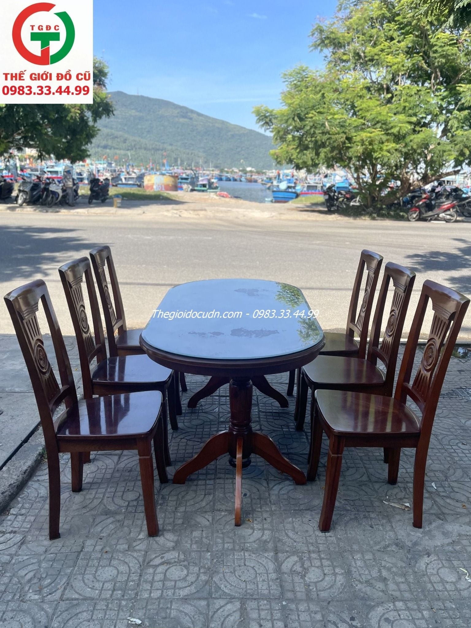 BÀN GHẾ ĂN GỖ XOAN