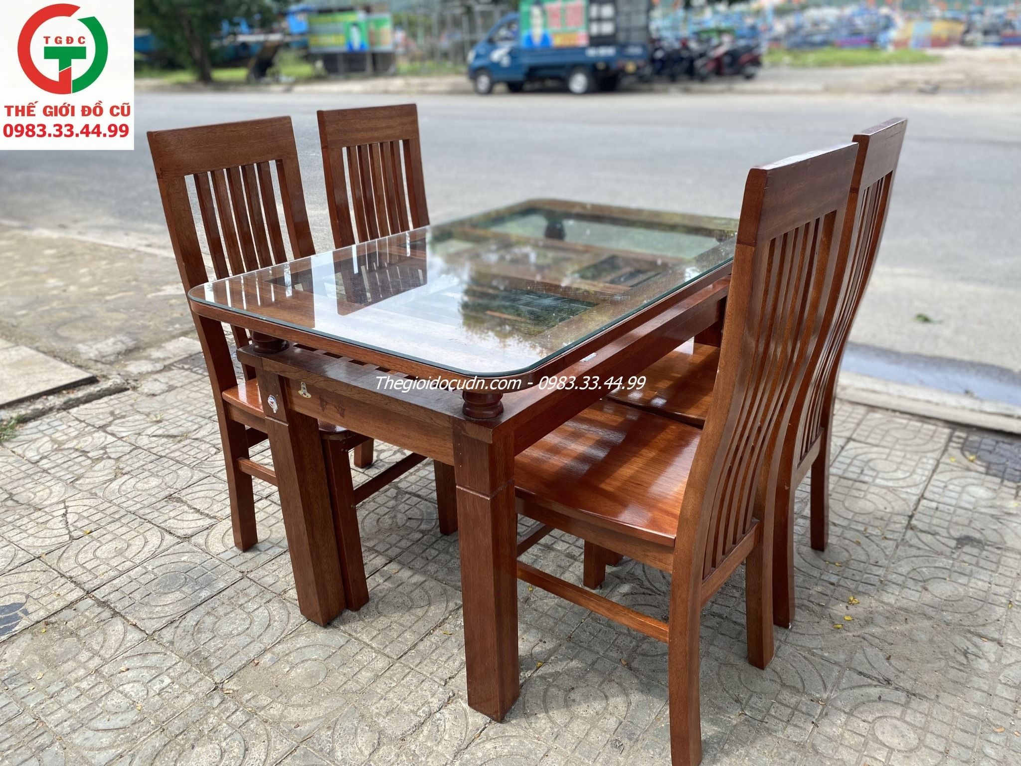 BÀN GHẾ ĂN GIA ĐÌNH GỖ XOAN ĐÀO