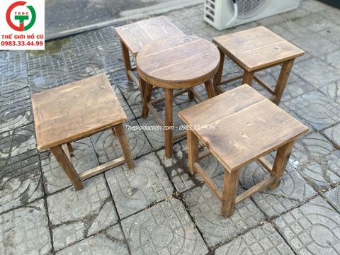 BÀN GHẾ CAFE GỖ CÓC