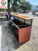 QUẦY BAR GỖ KHUNG SẮT