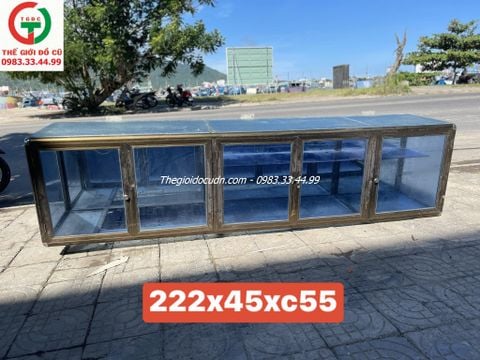 TỦ BẾP NHÔM KÍNH