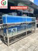 BỂ CHƯA HẢI SẢN INOX KÍNH CƯỜNG LỰC 2 TẦNG