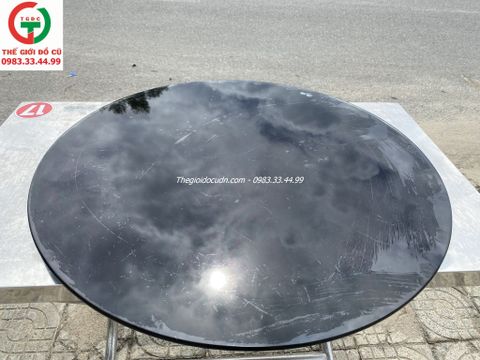 BÀN ĂN MÂM TRÒN XOAY KÍNH CƯỜNG LỰC