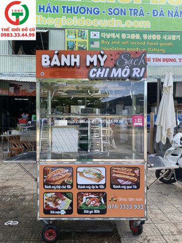 TỦ INOX BÁN HÀNG CÓ MÁI CHE