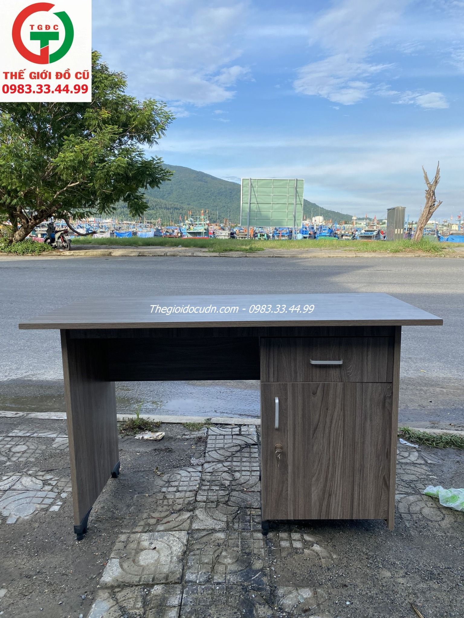 BÀN HỌC - BÀN LÀM VIỆC VĂN PHÒNG GỖ MDF TỦ DƯỚI