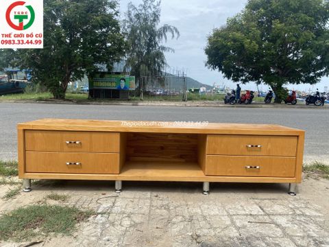 KỆ TIVI GỖ SỒI
