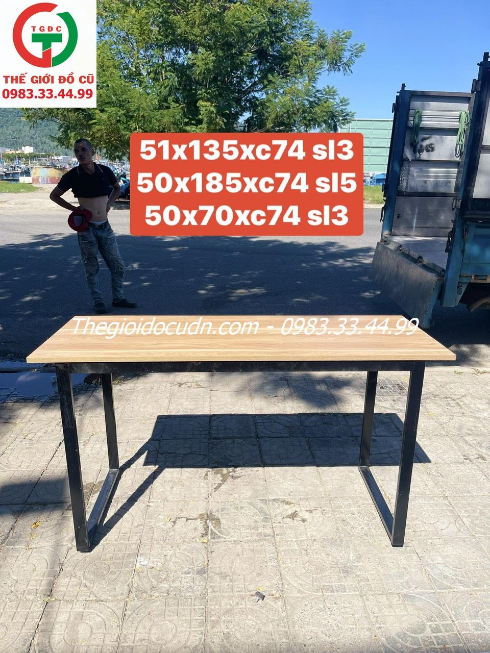 BÀN HỌC - BÀN LÀM VIỆC GỖ MDF