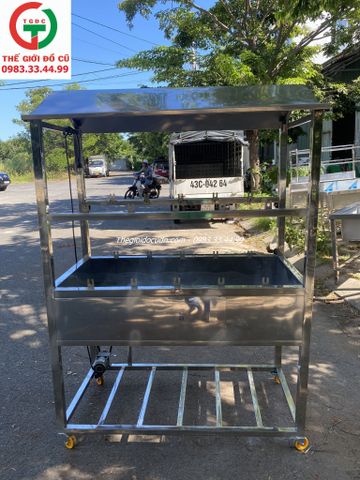 LÒ NƯỚNG INOX QUAY XIÊN