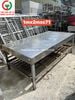 BÀN CHẾ BIẾN - BÀN BẾP - BÀN CHẶT INOX 304 KHUNG CHÂN SẮT