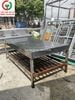 BÀN CHẾ BIẾN - BÀN BẾP - BÀN CHẶT INOX 304 KHUNG CHÂN SẮT