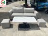 BỘ BÀN GHẾ SOFA BĂNG MÀU GHI