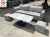 BỘ BÀN GHẾ SOFA BĂNG MÀU GHI