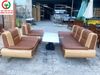 BỘ SOFA ĐỆM DA NÂU