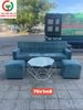 BỘ BÀN GHẾ SOFA BĂNG ĐỆM NHUNG XANH