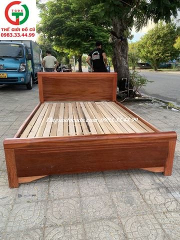 GIƯỜNG GỖ CÁ NHÂN 1M4