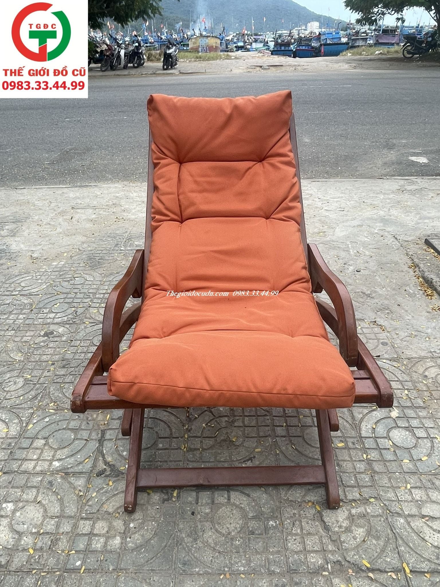 GHẾ GỖ XẾP ĐỆM LÓT NẰM THƯ GIÃN