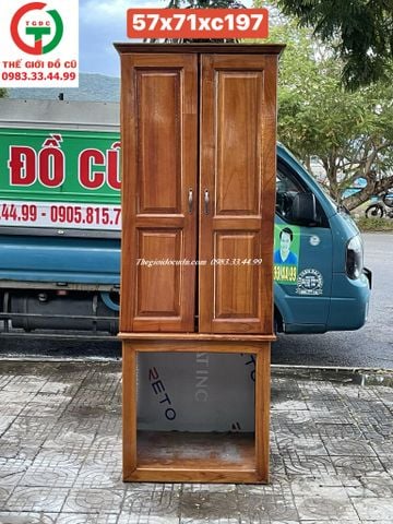 TỦ ÁO QUẦN GỖ XOAN 2 CÁNH