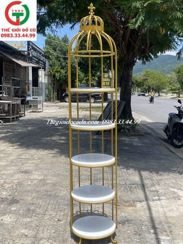 KỆ LỒNG 5 TẦNG TRƯNG BÀY SHOP - DECOR