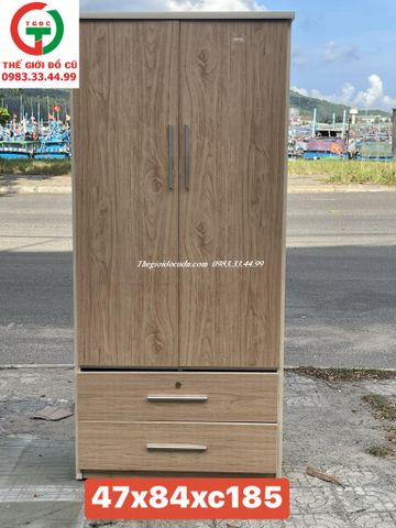 TỦ NHỰA ÁO QUẦN CÁ NHÂN 2 CÁNH