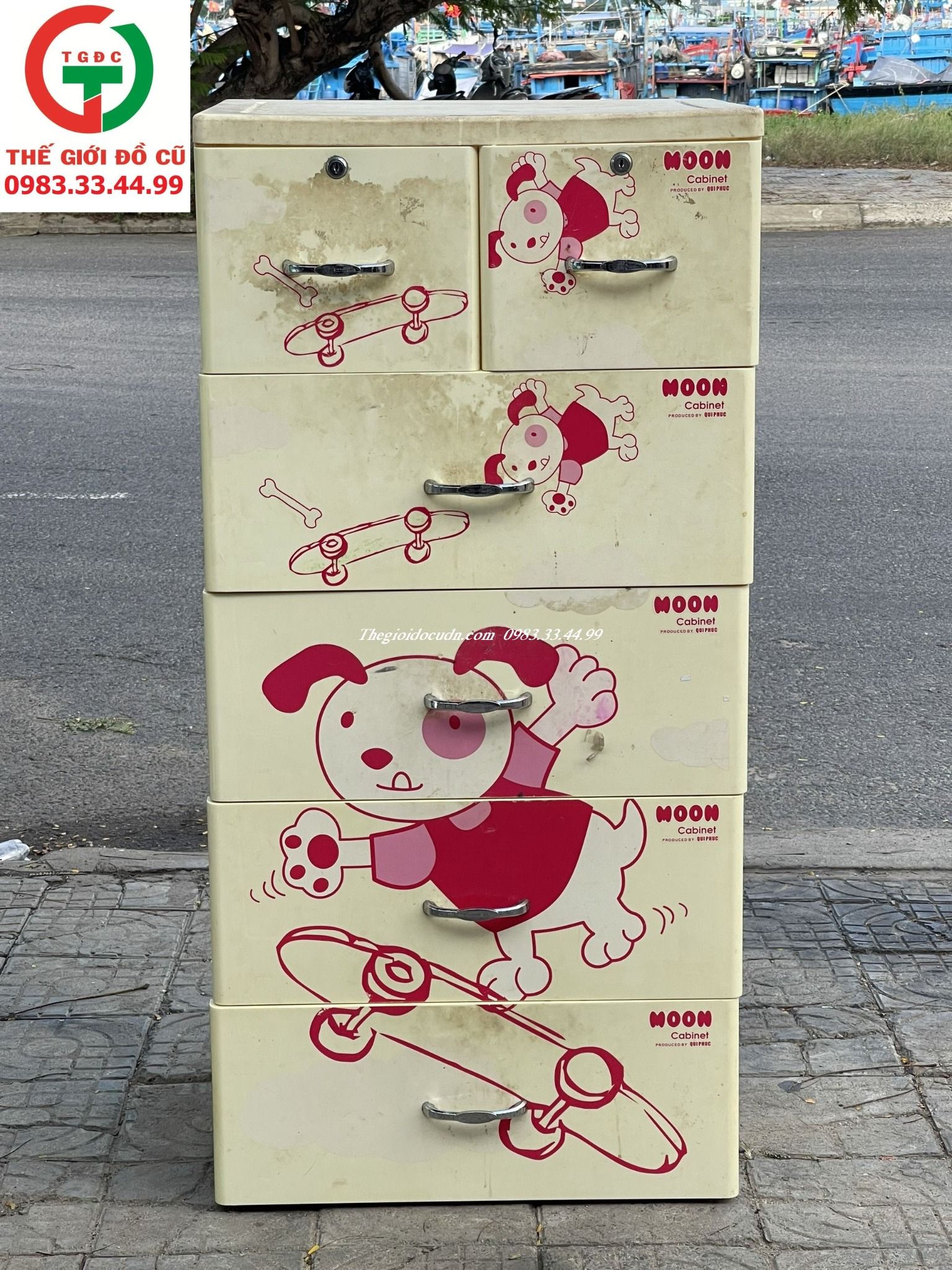 TỦ NHỰA ÁO QUẦN TRẺ EM 6 NGĂN