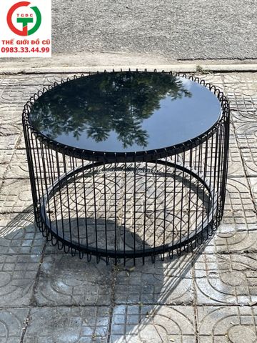 BÀN TRÀ SOFA MẶT ĐÁ KHUNG LỒNG