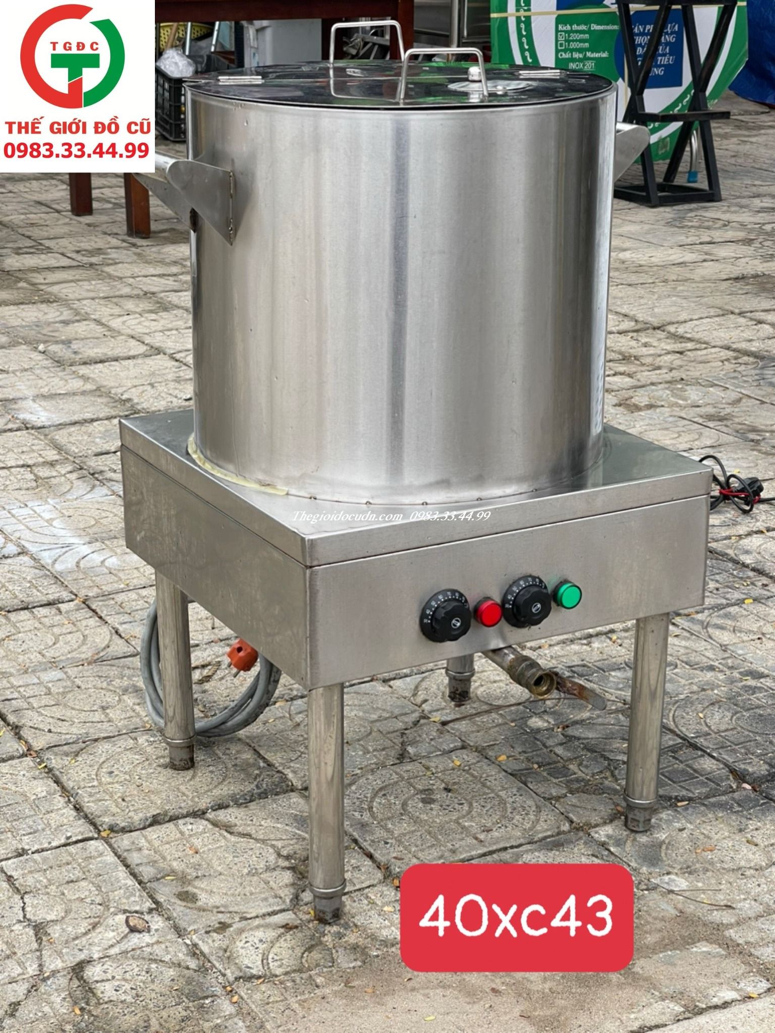 NỒI PHỞ ĐIỆN INOX - NỒI INOX ĐIỆN HẦM LUỘC