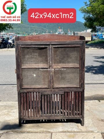 CHẠN TỦ GỖ BẾP XƯA