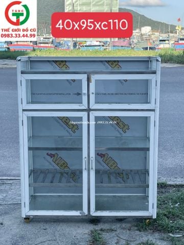 TỦ CHÉN BÁT NHÔM KÍNH