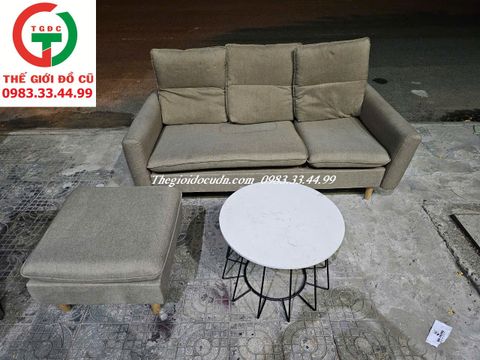 BÀN GHẾ SOFA BĂNG XÁM