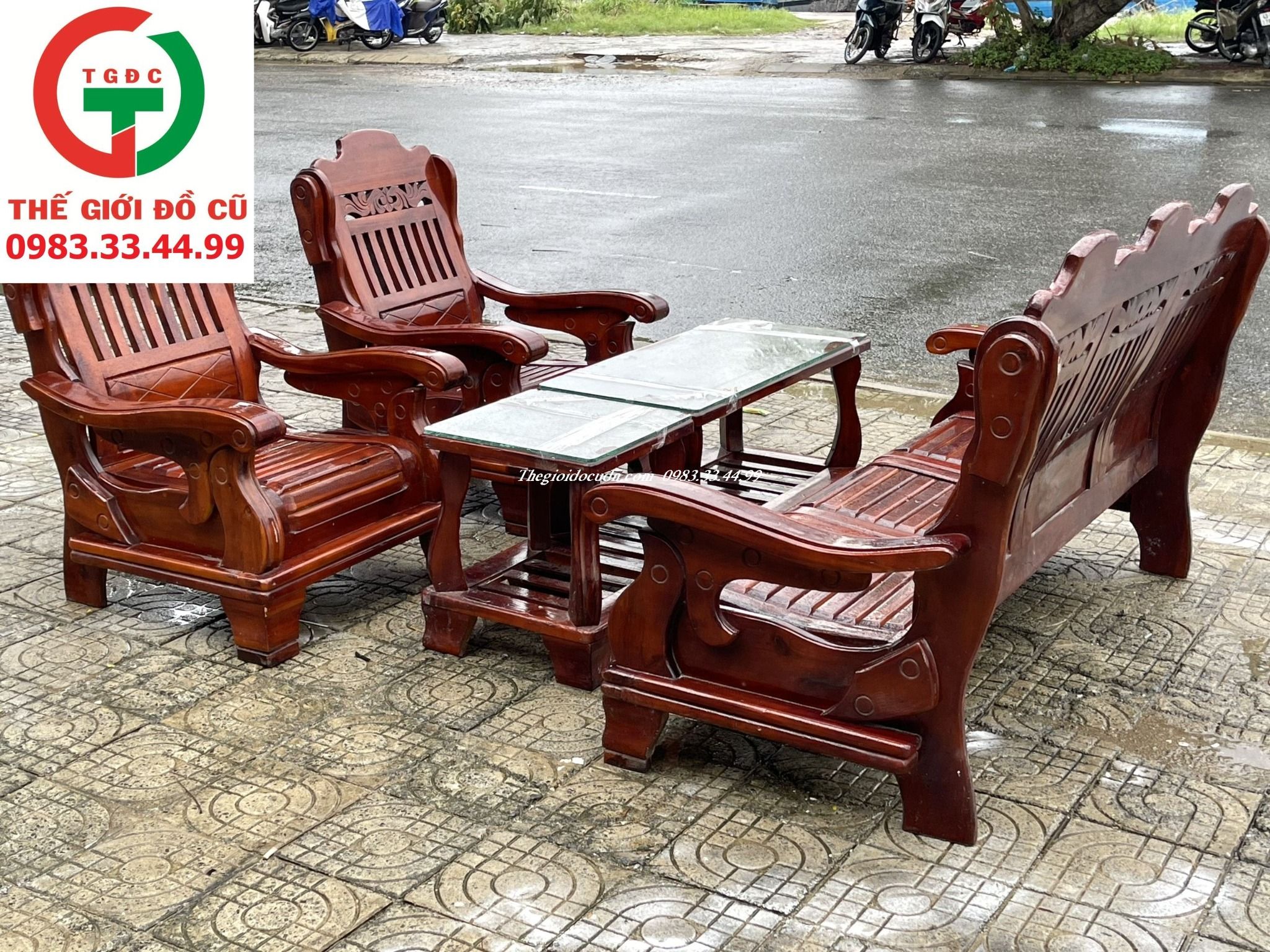 BỘ BÀN GHẾ SALON GỖ TỰ NHIÊN