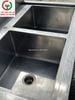 CHẬU RỬA INOX 2 HỌNG VUÔNG