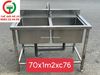 CHẬU RỬA INOX 2 HỌNG VUÔNG