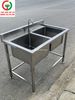 CHẬU RỬA INOX 2 HỌNG VUÔNG