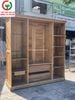 TỦ ÁO QUẦN 4 CÁNH GỖ SỒI MỸ CỬA LÁ SÁCH