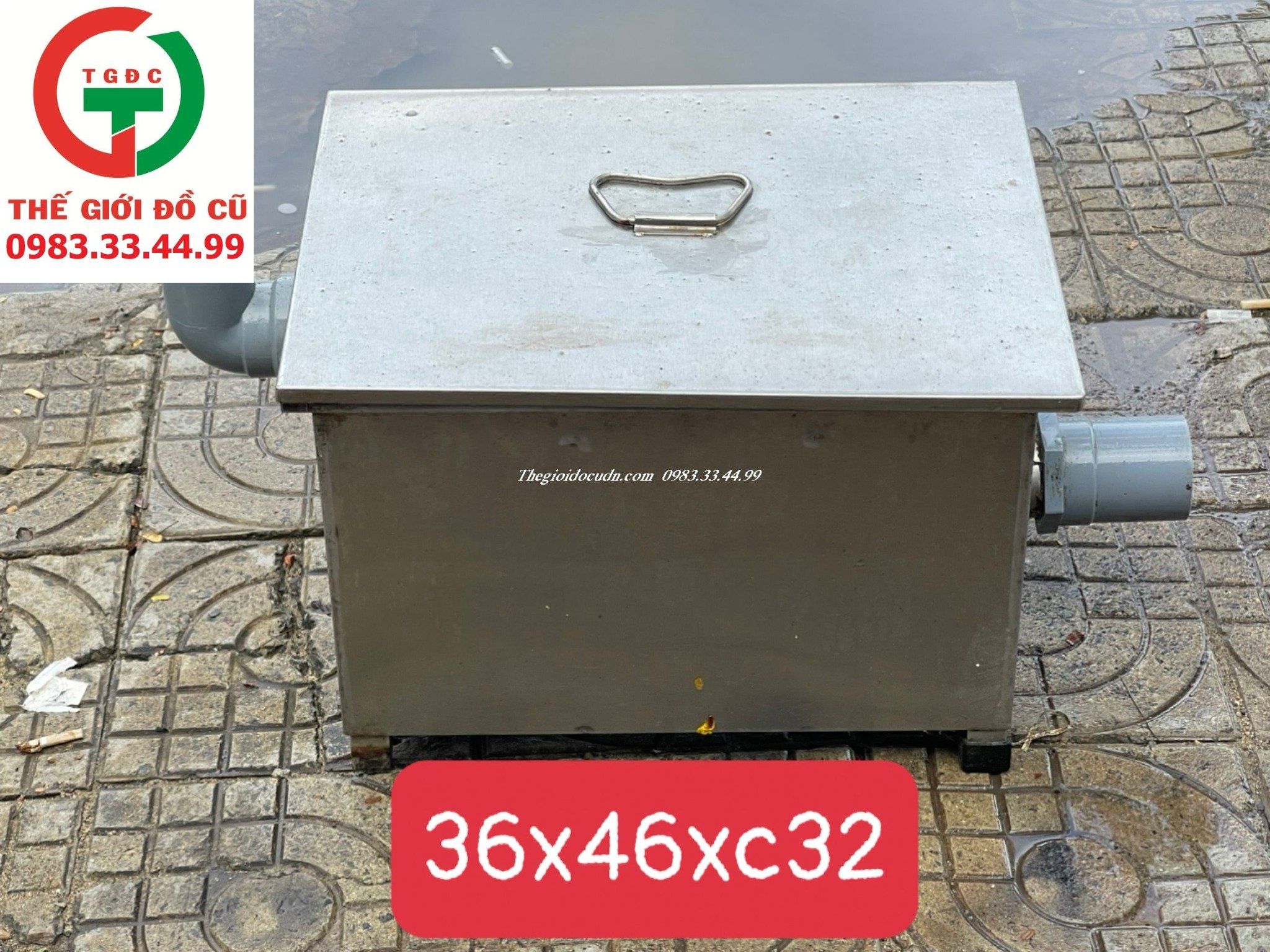 MÁNG INOX LỌC DẦU TÁCH MỠ