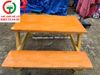 BÀN GHẾ GỖ BĂNG LIỀN CHỮ A