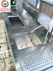 QUẦY PHA CHẾ INOX LIỀN KỆ 2 CHẬU 1 THÙNG ĐÁ
