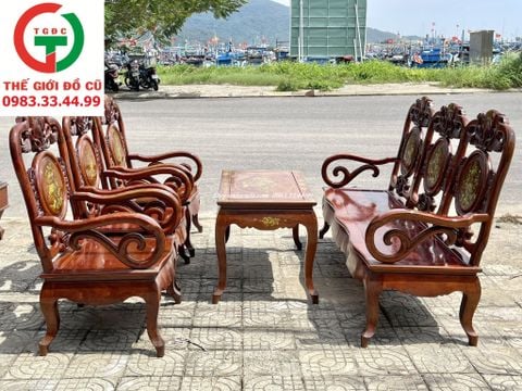 SALON GỖ HƯƠNG VIỆT 5 MÓN