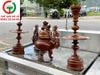 COMBO NỒI HƯƠNG - ĐĨA TRÁI CÂY - CHÂN ĐÈN GỖ HƯƠNG