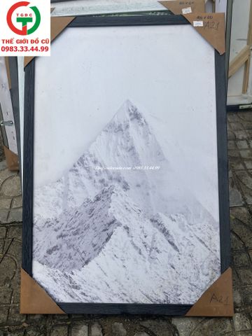 TRANH TƯỜNG CANVAS NÚI TUYẾT DECOR PHÒNG