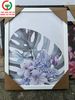 TRANH TƯỜNG CANVAS IN HOA VÀ LÁ CÂY NHIỆT ĐỚI DECOR PHÒNG