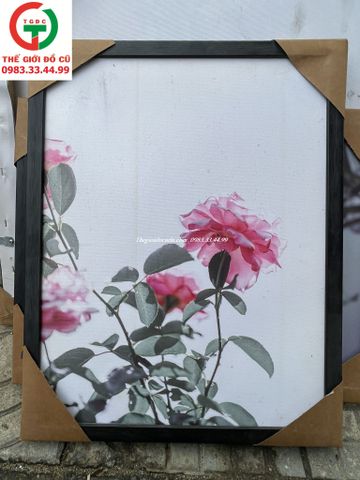 TRANH TƯỜNG CANVAS HOA HỒNG DECOR PHÒNG