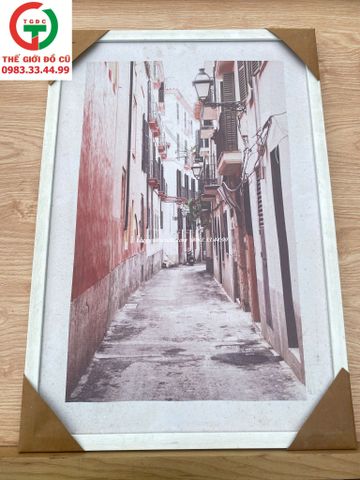 TRANH TƯỜNG CANVAS ĐƯỜNG PHỐ DECOR PHÒNG