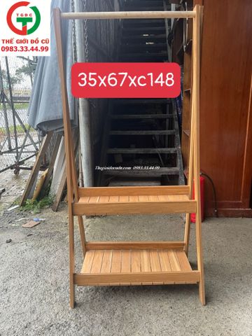 KỆ GỖ TREO ÁO QUẦN