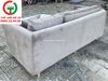 BÀN GHẾ SOFA BĂNG ĐỆM NHUNG MÀU GHI